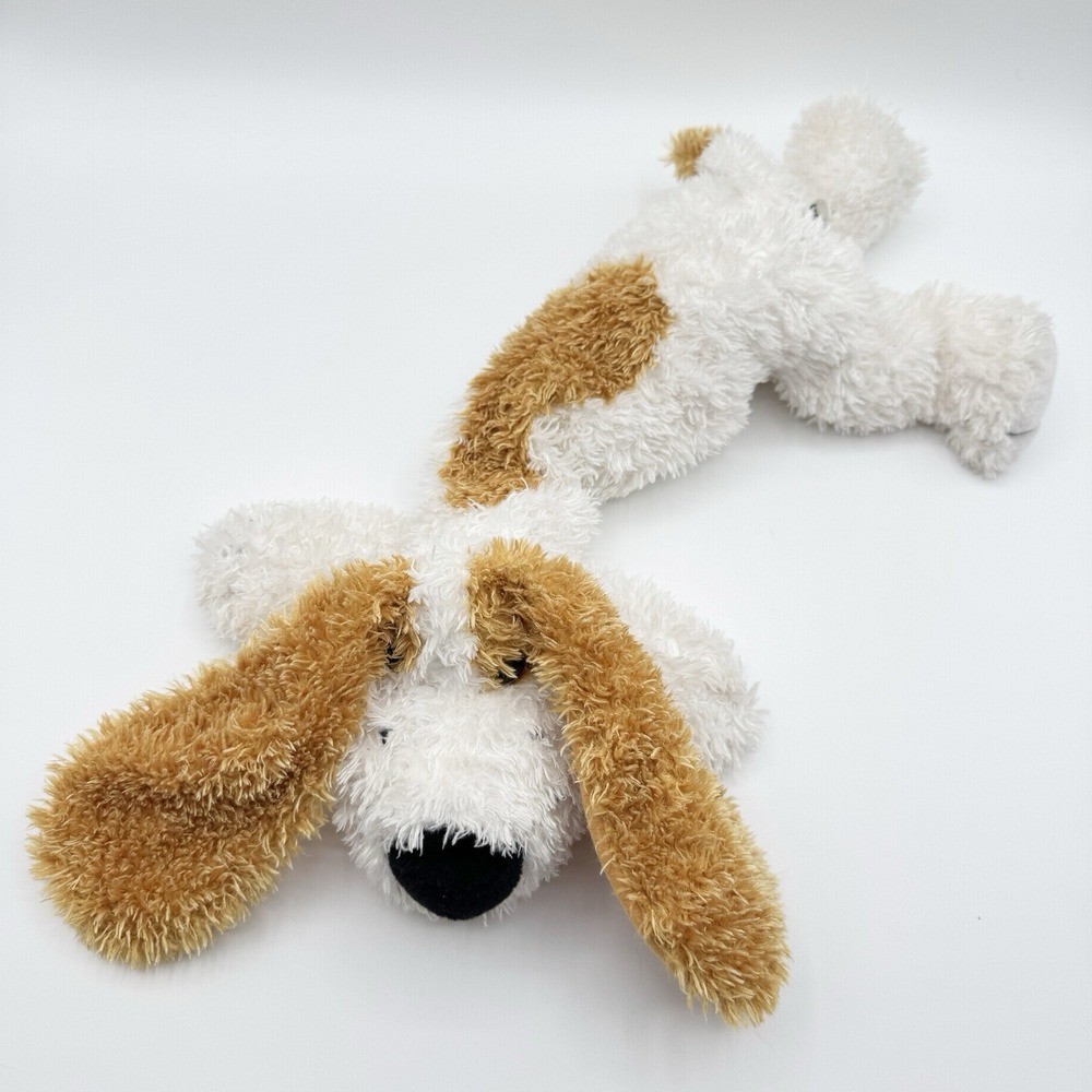 Princess Soft Toys Longfellow Brown White Puppy Dog Plush 16" Beanie Paws